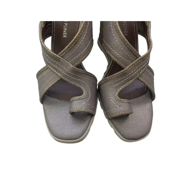 NWOT Sz 6 Donald Pliner BURGOS Espadrille Wedge Sandals